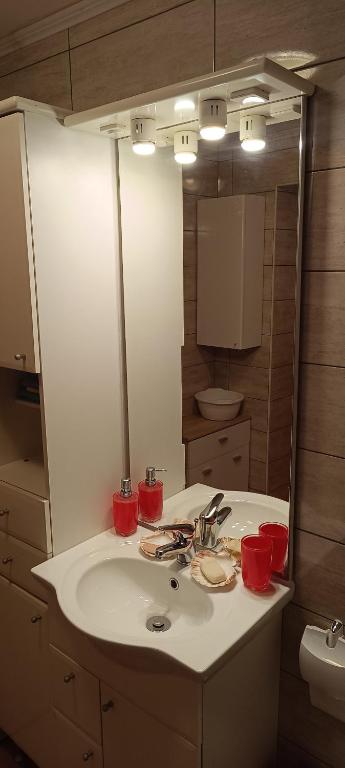 Koupelna v ubytování Apartment Perunika