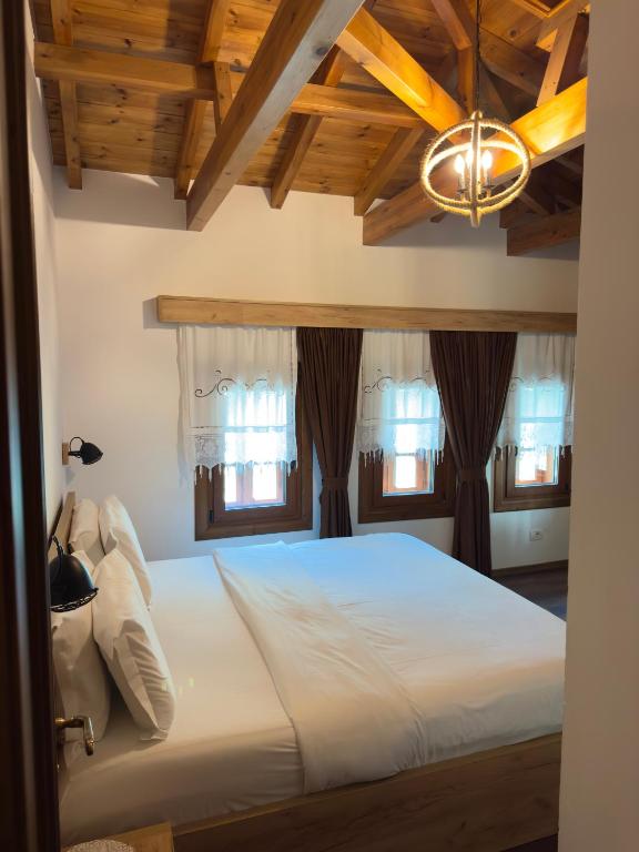 Postel nebo postele na pokoji v ubytování HOTEL ANSEL