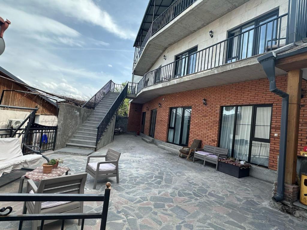 Balkón nebo terasa v ubytování Hotel Terrace Rabath