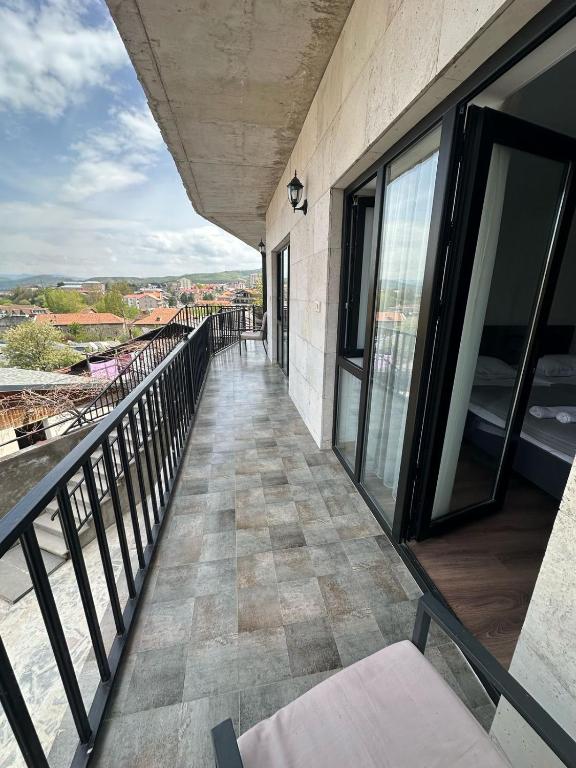 Balkón nebo terasa v ubytování Hotel Terrace Rabath