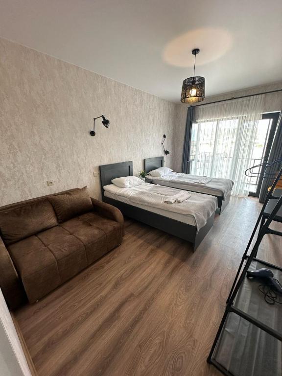 Postel nebo postele na pokoji v ubytování Hotel Terrace Rabath