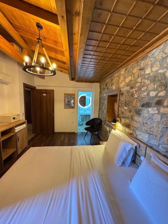 Postel nebo postele na pokoji v ubytování HOTEL ANSEL