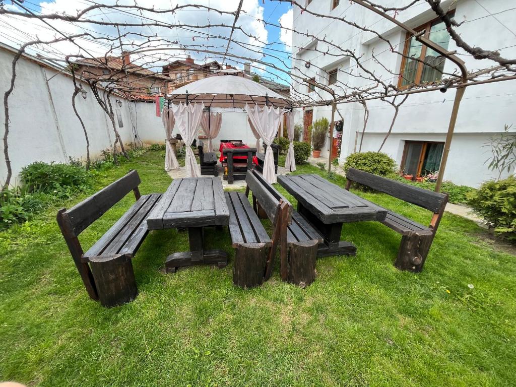 Zahrada ubytování Bayrakova Guest House