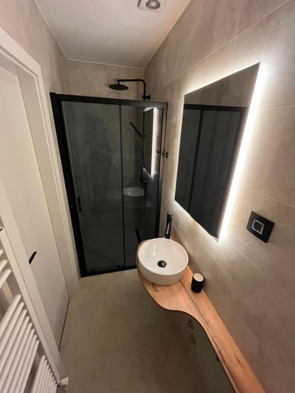 Koupelna v ubytování Motel Lepo Mesto