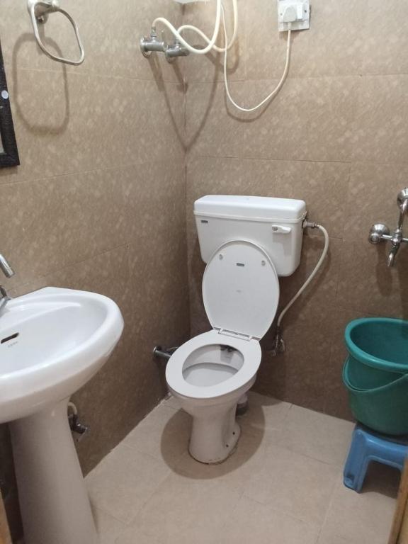 Koupelna v ubytování Sandeep homestay