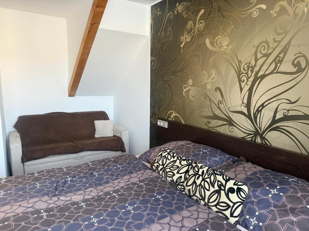 Postel nebo postele na pokoji v ubytování Apartmány Rosijo
