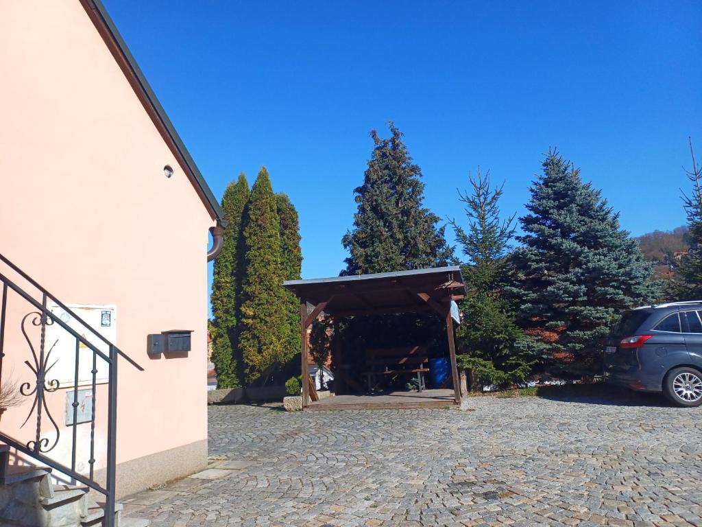Budova, kde se penzion nachází