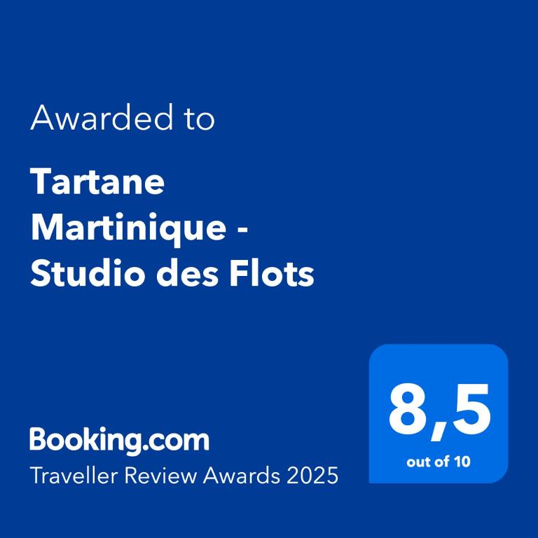 Certifikát, hodnocení, plakát nebo jiný dokument vystavený v ubytování Studio des Flots - Tartane Martinique