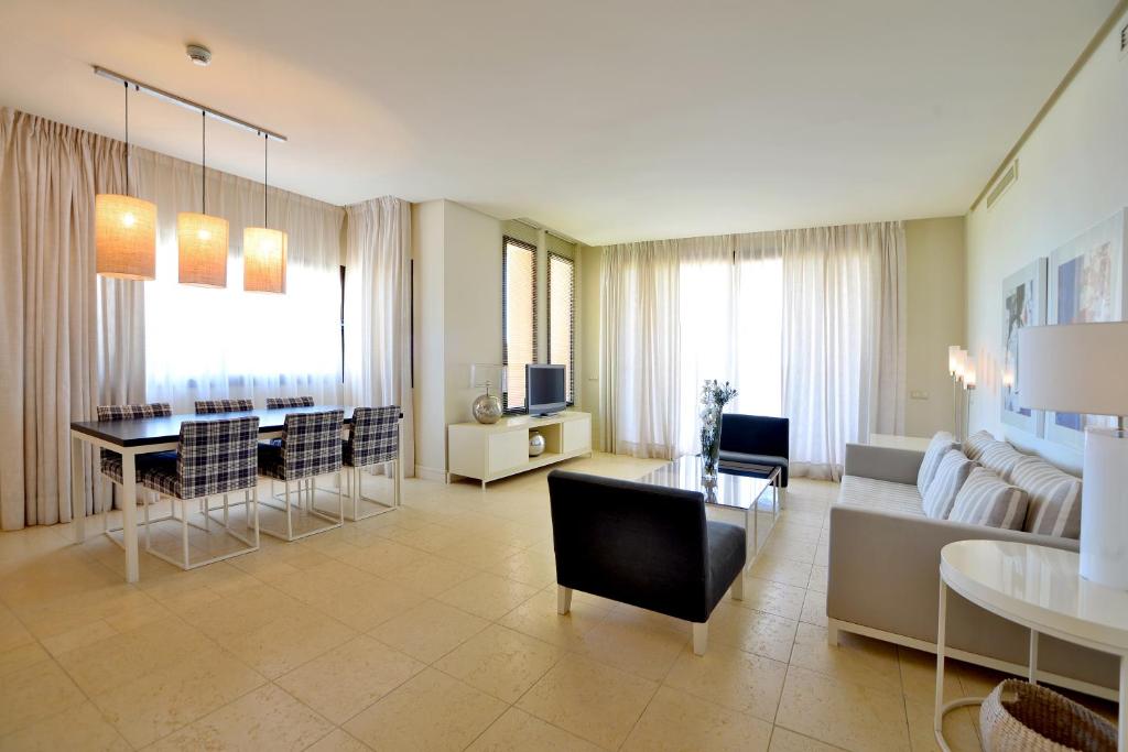 Posedenie v ubytovaní Aparthotel Novo Resort