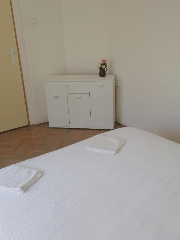 Postel nebo postele na pokoji v ubytování Vidiecky Dom