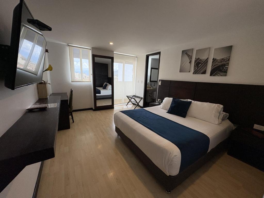 Postel nebo postele na pokoji v ubytování Hotel H53
