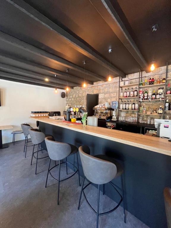 Lounge nebo bar v ubytování Le Moulin de Barette - Proche Le Puy-en-Velay