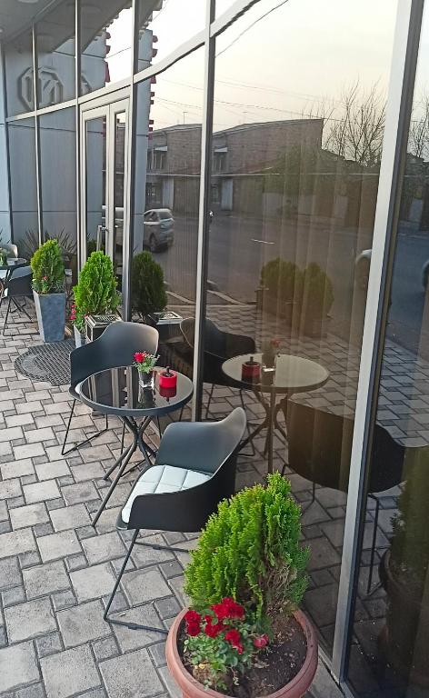 Balkón nebo terasa v ubytování Nork Boutique Hotel