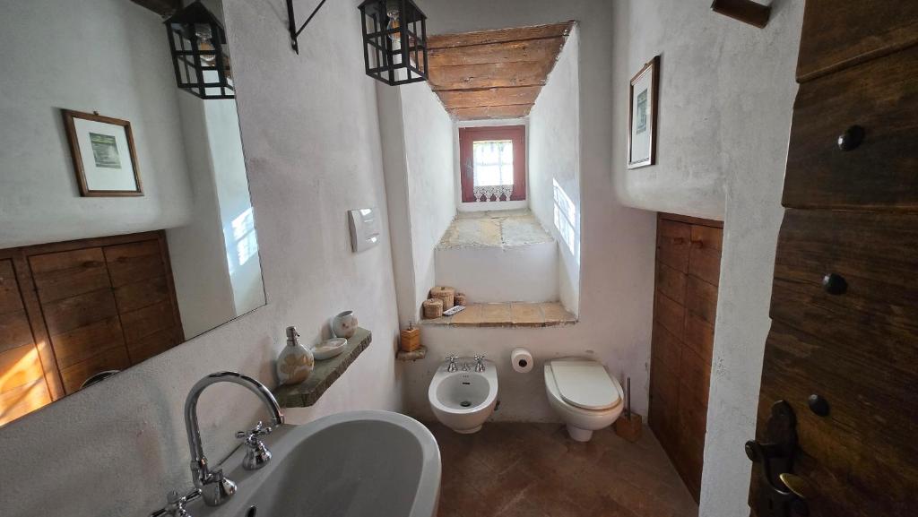 Koupelna v ubytování Borgo Corniola B&B Naturista