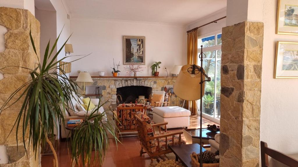 Posezení v ubytování Hostal Sa Barraca - Adults Only
