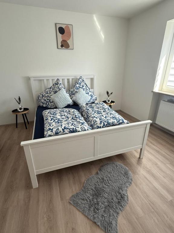 Ένα ή περισσότερα κρεβάτια σε δωμάτιο στο Ina Home