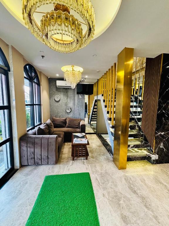 Posezení v ubytování Hotel Dolphin Residency