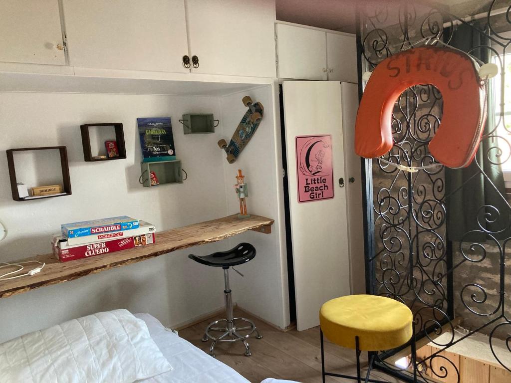 Postel nebo postele na pokoji v ubytování La Bourriche