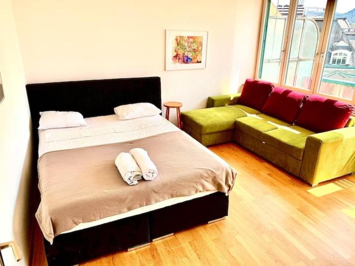 City center Flats in Zurich Downtown, Jakobade - Self Checkin - Resim 2