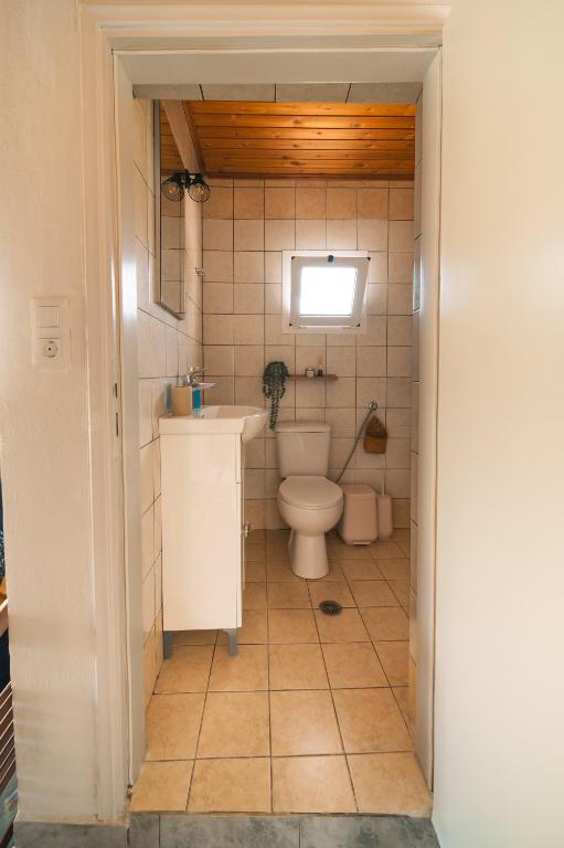 Koupelna v ubytování Cassa Ventossa Mochlos