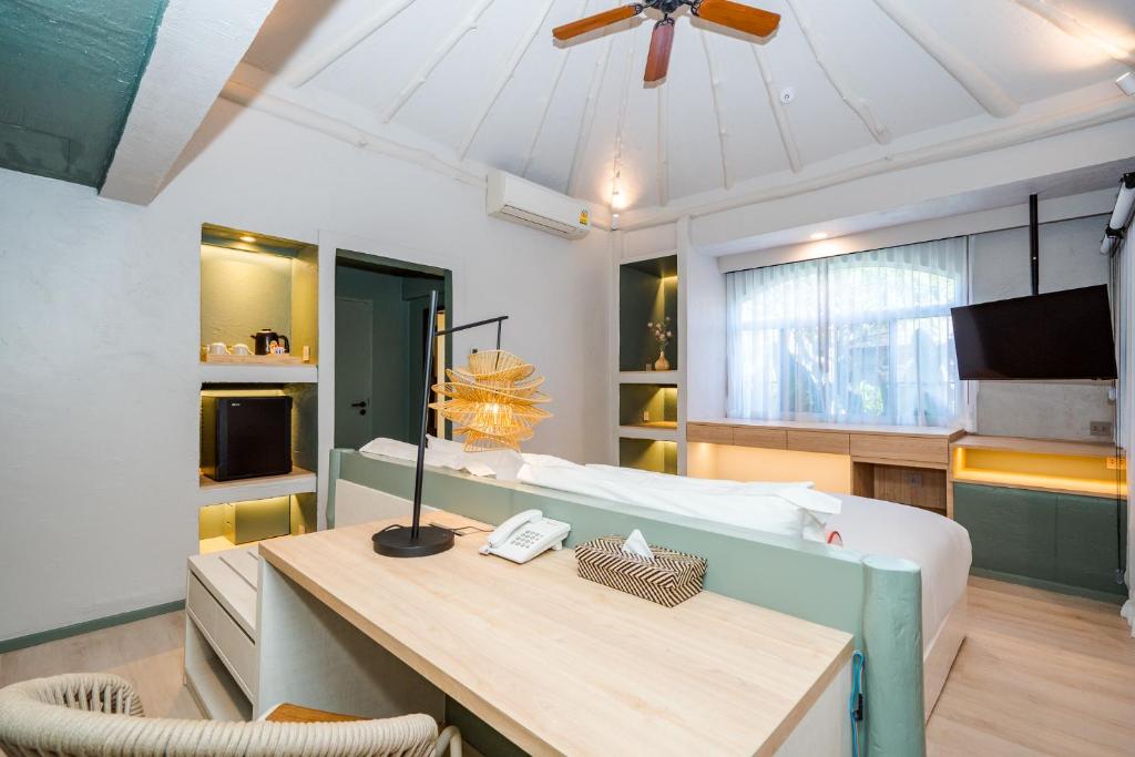 TV a/nebo společenská místnost v ubytování Davinia Hua Hin Resort