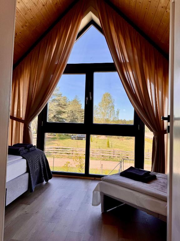 Letto o letti in una camera di Clonowo 2
