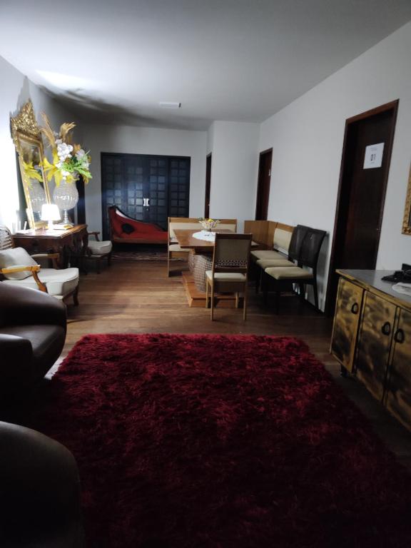 Posezení v ubytování Quarto casal Cianorte