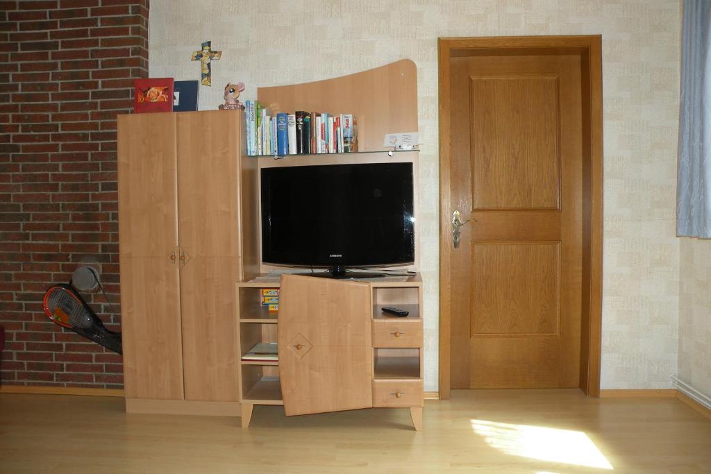 TV a/nebo společenská místnost v ubytování Haus Simma