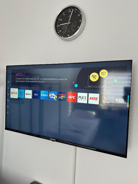 TV a/nebo společenská místnost v ubytování Haus Wolf