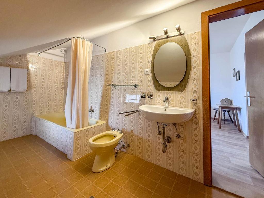 Koupelna v ubytování Strengen Guesthouse