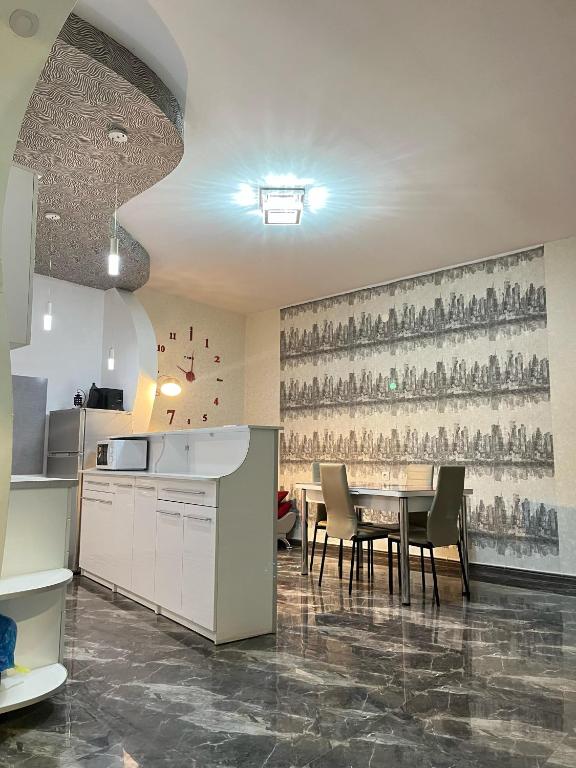 Kuchyň nebo kuchyňský kout v ubytování Oasis Mtskheta