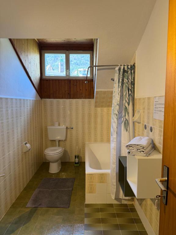 Koupelna v ubytování Strengen Guesthouse