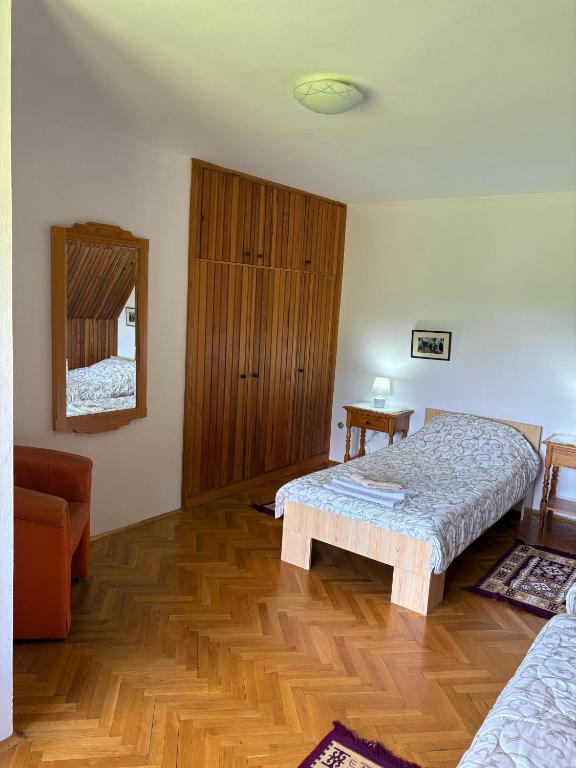 Postel nebo postele na pokoji v ubytování Vila Trtović
