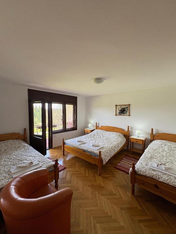 Postel nebo postele na pokoji v ubytování Vila Trtović