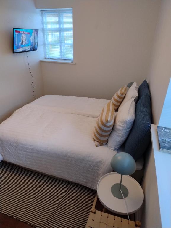Postel nebo postele na pokoji v ubytování Langemose B&B