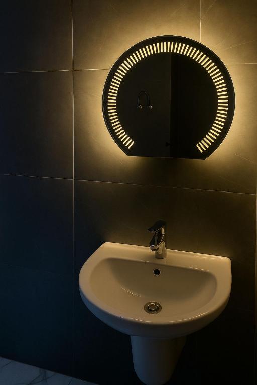 A bathroom at Porto Said Tourist Resort Luxury Hotel Apartments