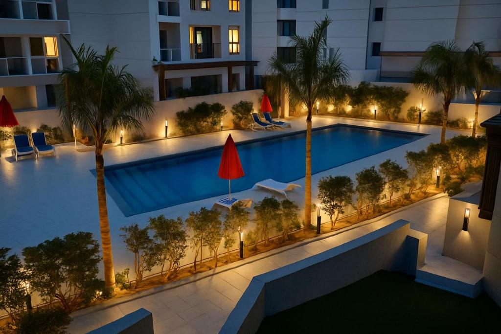 The swimming pool at or close to Porto Said Tourist Resort Luxury Hotel Apartments