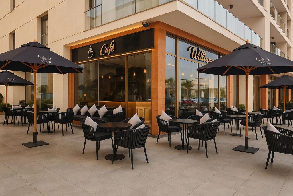 A restaurant or other place to eat at Porto Said Tourist Resort Luxury Hotel Apartments
