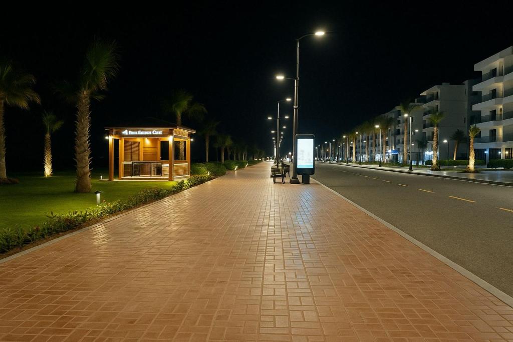 The surrounding neighborhood or a neighborhood close to az apartmanházakat