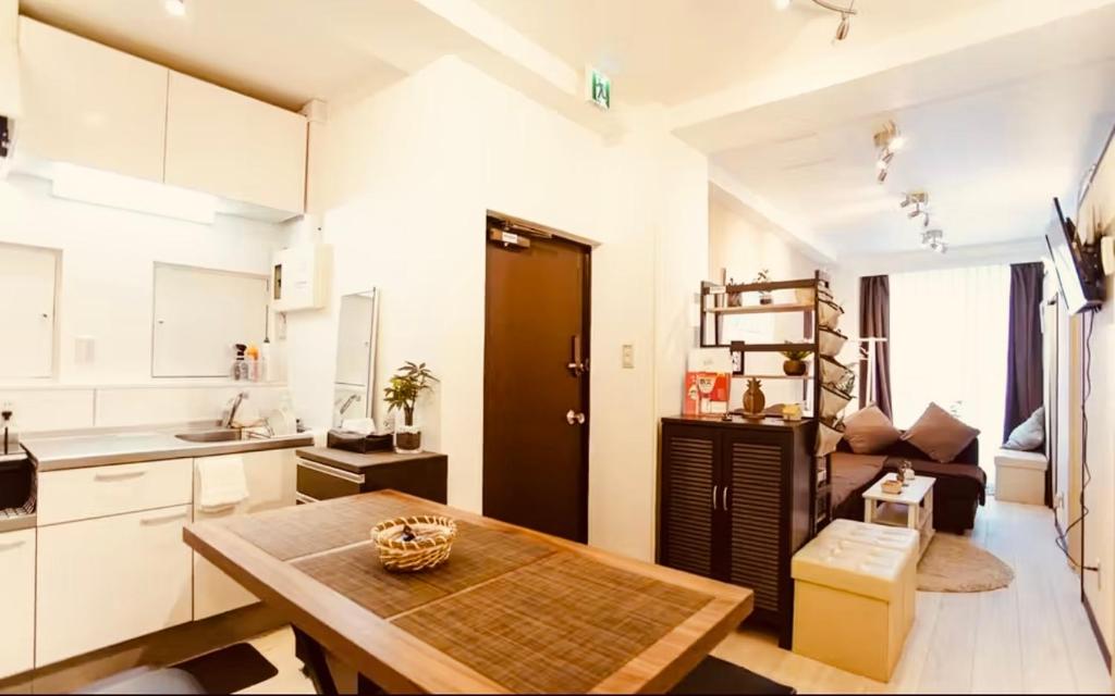 Køkken eller tekøkken på 池袋站步行3分钟 团体6-10人入住