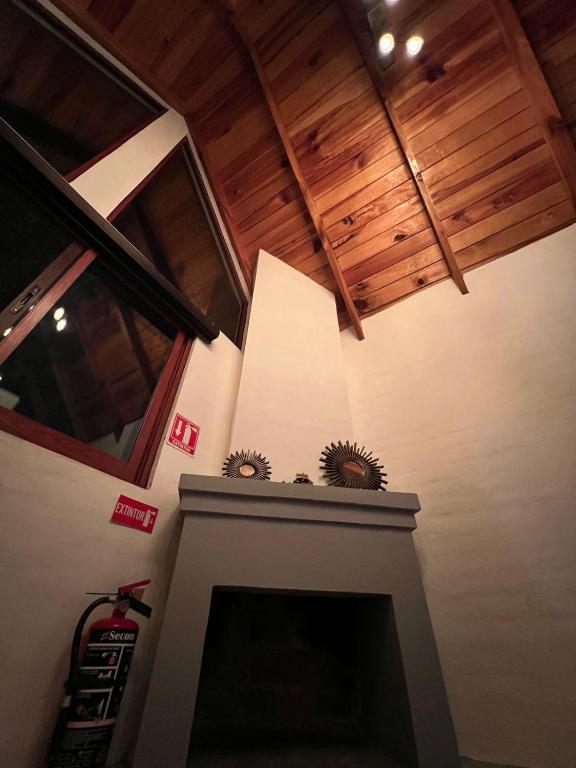TV a/nebo společenská místnost v ubytování Betooz Cabin