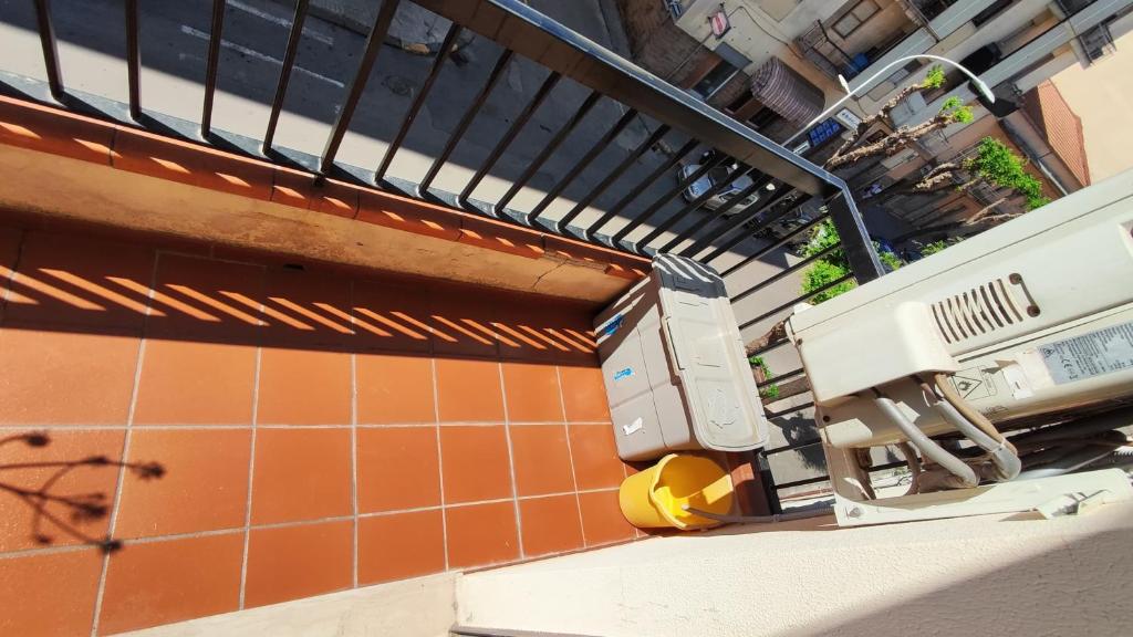 Balkón nebo terasa v ubytování Terraced paradise