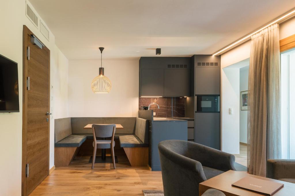 Kuchyň nebo kuchyňský kout v ubytování Appartement KroneLiving