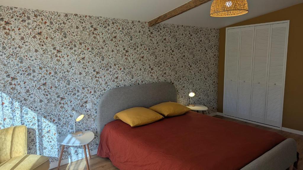 Posteľ alebo postele v izbe v ubytovaní Maison Normande proche de la mer et des lieux touristiques