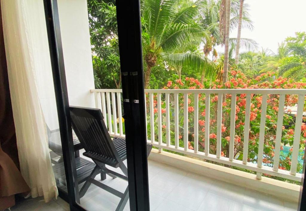 Balkón nebo terasa v ubytování Angkor Home 27