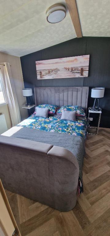 Ένα ή περισσότερα κρεβάτια σε δωμάτιο στο The Beach House East Mersea