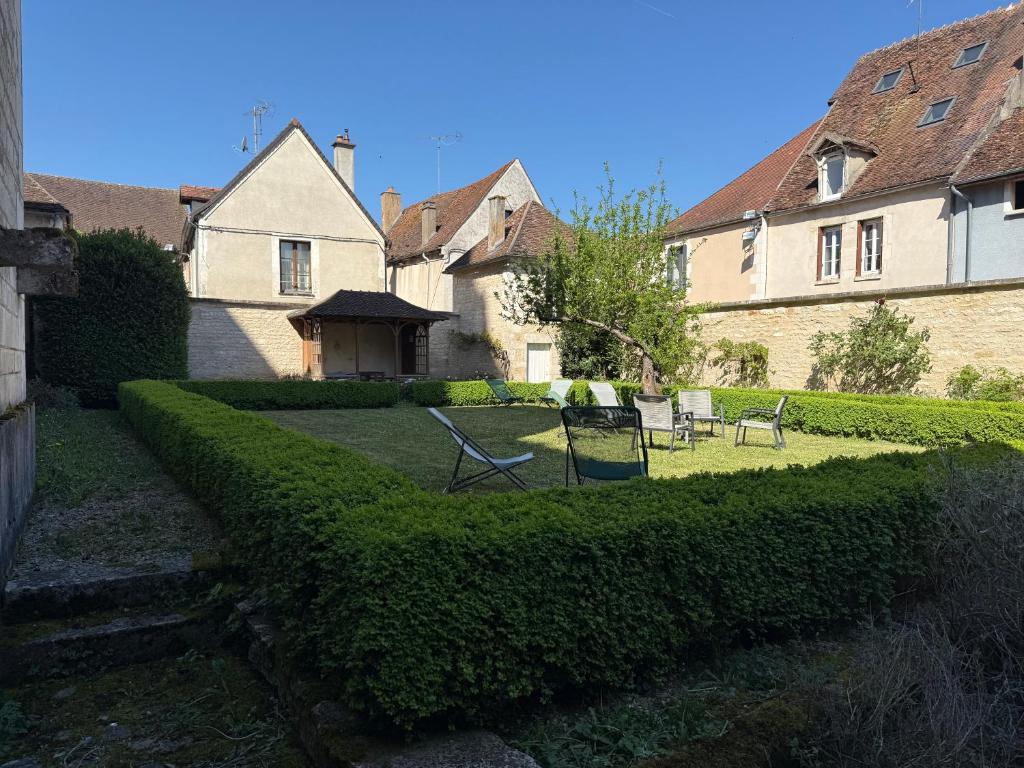 Zahrada ubytování Maison des 7 lieux