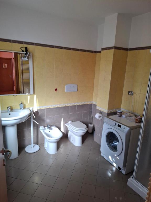 Koupelna v ubytování B&B Rubino