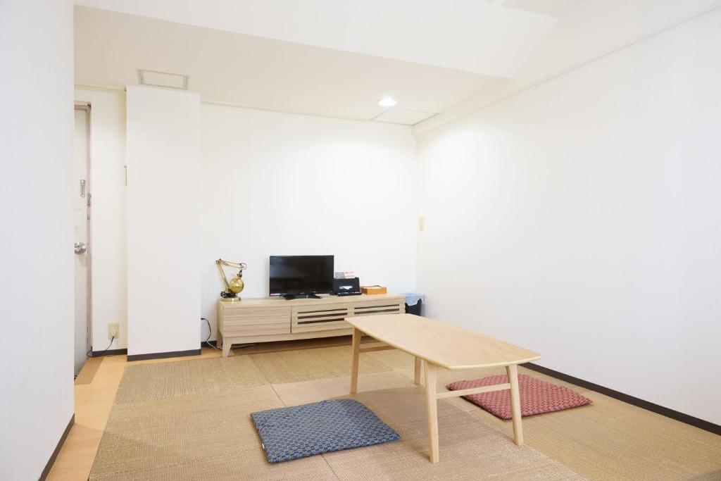 TV a/nebo společenská místnost v ubytování Tabist HotelArflex Tokuyama Station