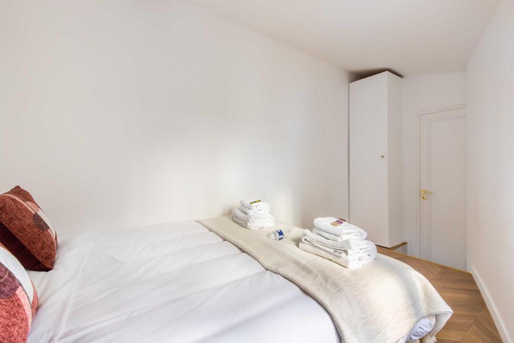 Posteľ alebo postele v izbe v ubytovaní House with terrasse - 3BR-8P - Sacré Coeur